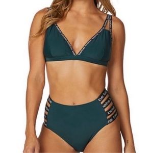 Bebe Sport Logo Triangle Bikini